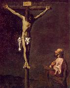Francisco de Zurbaran Saint Luke as a Painter before Christ on the Cross France oil painting artist